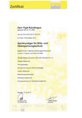 Sachkundiger für Blitz- und Überspannungsschutz