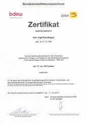 Sachkundenachweis für den Anschluss elektrischer Anlagen und Geräte