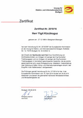 Sachkunde nach Kat. II
